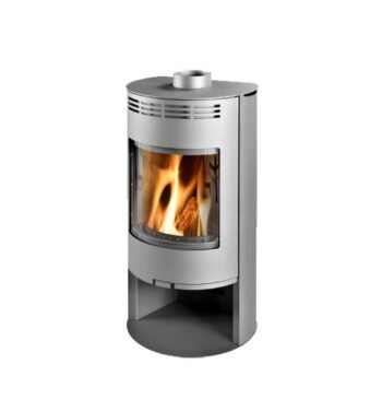 Estufa chimenea ZARAGOZA gris
