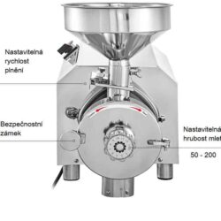 Macinaspezie elettrico 30-50Kg/h
