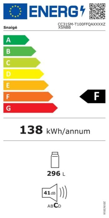 Lednice bez mrazáku Snaige CC31SM-T100FF - Hình ảnh 2