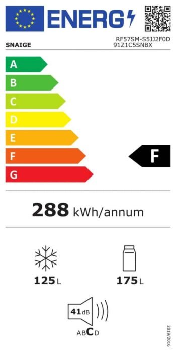 Lednice s mrazákem Snaige RF57SM-S5JJ2F - зображення 2