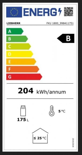 LIEBHERR FKU 1800 737 podstavná chladnička - Hình ảnh 6