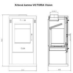 Haardkachel VICTORIA Vision