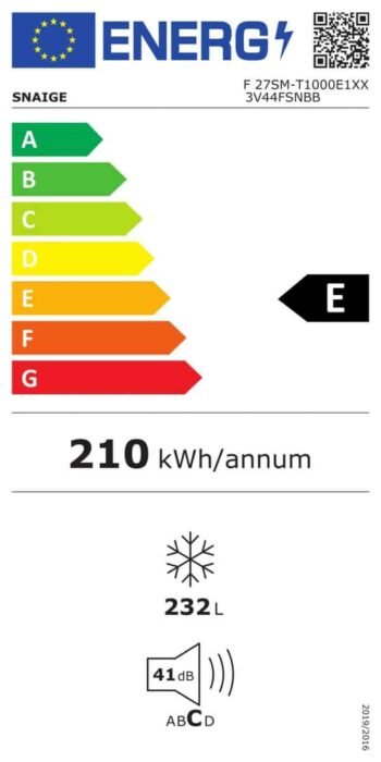 Mrazák šuplíkový Snaige F27SM-T1000E - Imagen 2