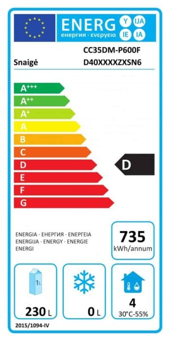 Lednice bez mrazáku Snaige CC35DM-P600FD - Obrázok 4