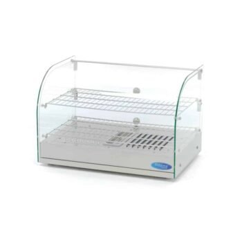 Vitrine chaleureuse 45 L verre arrondi