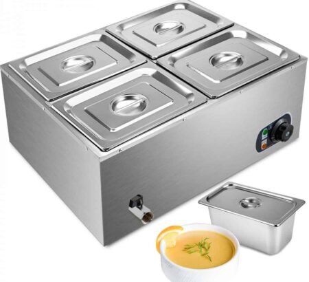 Uscita bagnomaria elettrico 4 x GN1/2