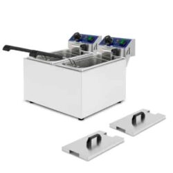 Gastro-Fritteuse 2 x 8 Liter 6kW tief