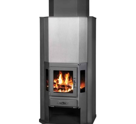 Estufa-chimenea con intercambiador de calor VICTORIA Diplomat B