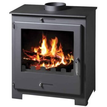 Estufa-chimenea con intercambiador de calor VICTORIA Nero Lux B