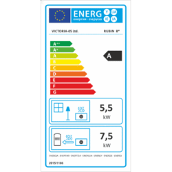 Krbové kachle s výmenníkom VICTORIA Rubin B, slonová kosť