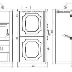 Krbová kamna s výměníkem PRITY S1 W10