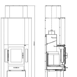 Öppen spis VICTORIA Diplomat