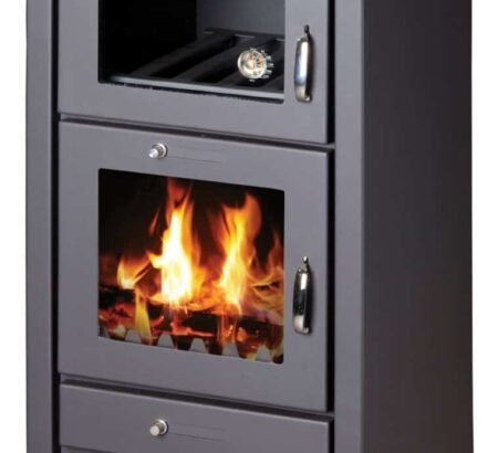 Estufa chimenea con horno VICTORIA Deluxe F