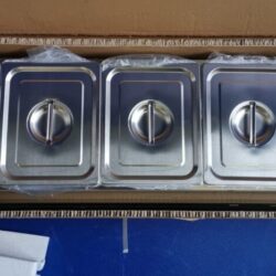 Výdejní vodní lázeň s krytem 5 x GN 1/2