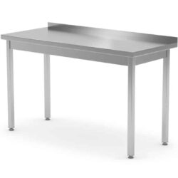 Vägghängd arbetsbänk, bultad, djup 600 mm, HENDI