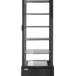 Chladená skriňa displeja, 270 l, Arktic, čierna