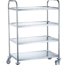 Xe đẩy phục vụ Profi Line - 4 kệ, HENDI, 91x59x126cm