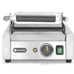 Contactgrill - gegroefd, HENDI, 1800W