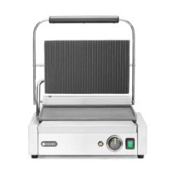 Kontaktní gril PANINI rýhovaný/hladký povrch HENDI,2200W