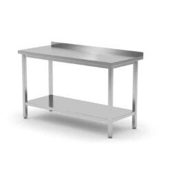 Wandmontierter Schreibtisch mit Regal, HENDI, 160x70x85cm