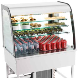 Вбудована нейтральна вітрина CS 140L відкрита