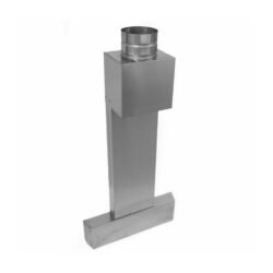 Skorsten Gastro-Inox 700 HK med dragbrytare, 60 cm