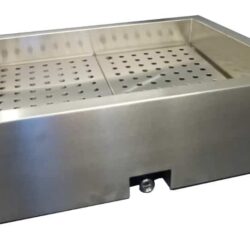 Recipiente embutido para gelo picado 2/1 GN AISI 304