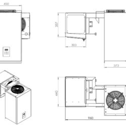 Pensile di raffreddamento CS 7489A 6,6-9 M3