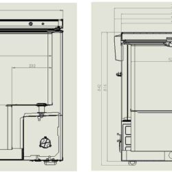 Bänkfrys CS SS 407L non-noll lock
