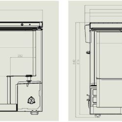 Bänkfrys CS SS 469L non-noll lock