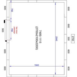 Kylbox CS 2700X2100X2200