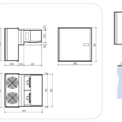 Congélateur mural monobloc CS 11.1-15.6 M3