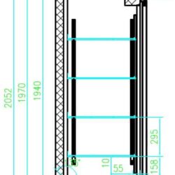 Geladeira CS 7450A 014 envidraçada
