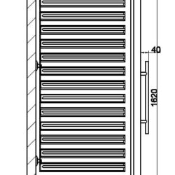 Chladnička CS 7450A 0557 presklená