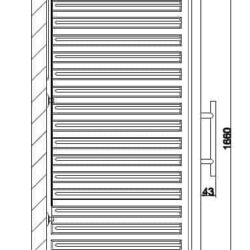 Geladeira CS 7450A 0562 envidraçada