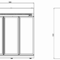 Congelatore CS INS-1530F BL nero