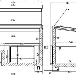 Ice cream distributor CS JAVA 8x5 LTR