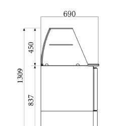 Saladeta CS700 7950A 0405 - Glas