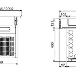 Plaque de refroidissement intégrée CS 2/1 - 80MM
