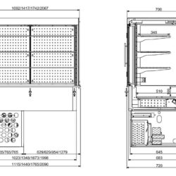 Tủ trưng bày tủ lạnh tích hợp CS 3/1