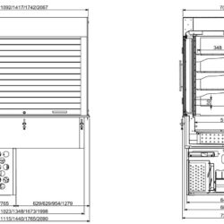 Mành làm mát treo tường CS 4/1