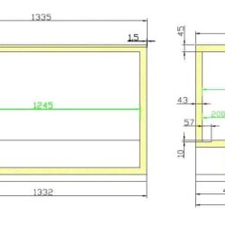 Міні-бар CS 7455A 132 чорний розсувні двері