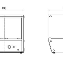 Warmvitrine CS 7450A 137L