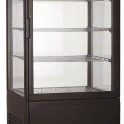 Konditorvitrine CS 68L schwarz
