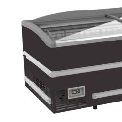 CS Supremarket 7072A 001 glasdisk fryser sort