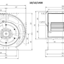 Ventilador CS 7225A 10/10/1400
