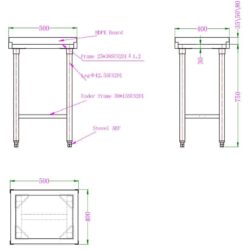 Bloco de açougueiro em polietileno