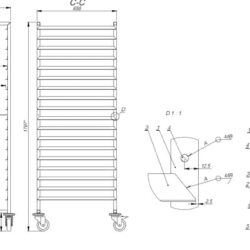 Transportwagen voor GN CS 2/1GN 18X