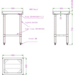 Bloco de açougueiro em polietileno