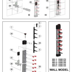 Wall plate holder CS 18